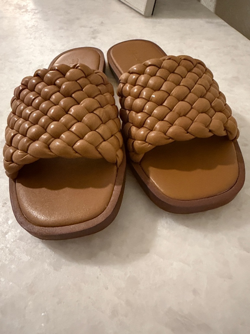 NWOB Madewell Puffy Woven Sandals - sz 8 - Picture 2 of 4